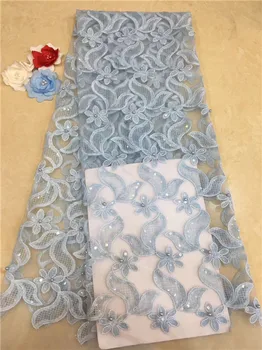 Light Blue French African Lace Fabric Guipure Sequined Cotton Cord Tulle Nigerian Tissu Mesh India Lace for Wedding Dress X4
Light Blue French African Lace Fabric Guipure Sequined Cotton Cord Tulle Nigerian Tissu Mesh India Lace for Wedding Dress X4