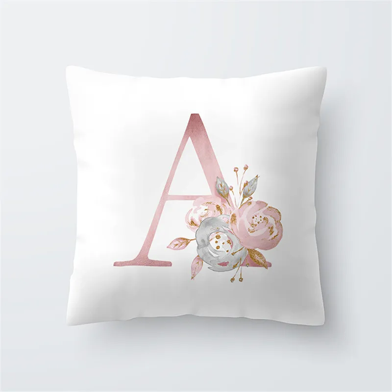 45x45cm Kids Room Decoration Letter Pillow English Alphabet Polyester Cushion Cover for Sofa Home Decoration Flower Pillowcase
45x45cm Kids Room Decoration Letter Pillow English Alphabet Polyester Cushion Cover for Sofa Home Decoration Flower Pillowcase
