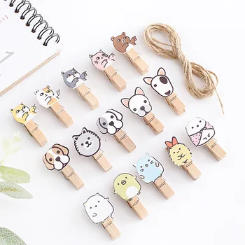 10 pcs /Pack Flamingos Cat Dog Carrot Wooden Clips Bookmark School Office Supply Student Stationery Kids Gift
10 pcs /Pack Flamingos Cat Dog Carrot Wooden Clips Bookmark School Office Supply Student Stationery Kids Gift
