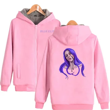 Billie Eilish Winter Jackets and Coats Men's Hip Hop Hoodie Zip Sweatshirt Thick Warm Fleece Hooded Jacket Outwear Streetwear
Billie Eilish Winter Jackets and Coats Men's Hip Hop Hoodie Zip Sweatshirt Thick Warm Fleece Hooded Jacket Outwear Streetwear