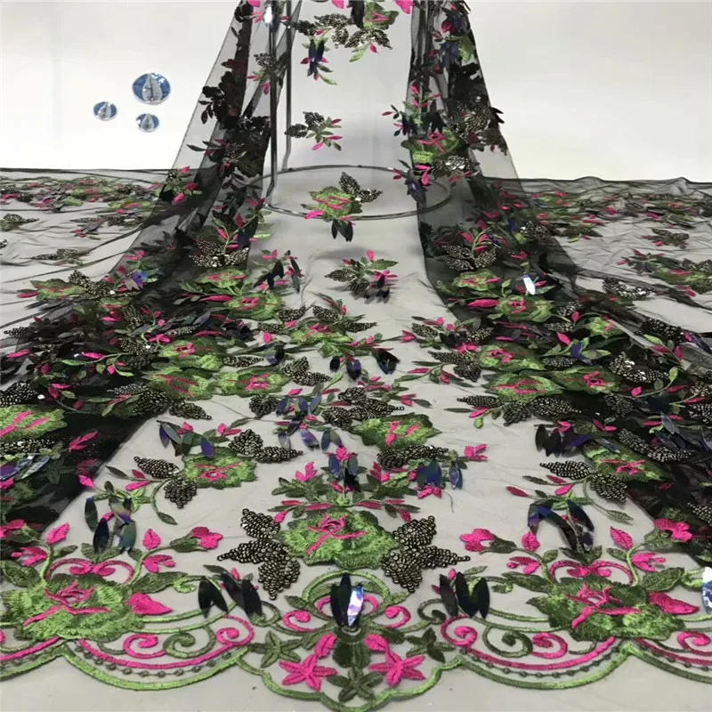 African Lace Fabric 2019 High quality Sequins lace French Tulle Mesh Fabric Nigerian Net Swiss Lace Fabrics for Dress
African Lace Fabric 2019 High quality Sequins lace French Tulle Mesh Fabric Nigerian Net Swiss Lace Fabrics for Dress
