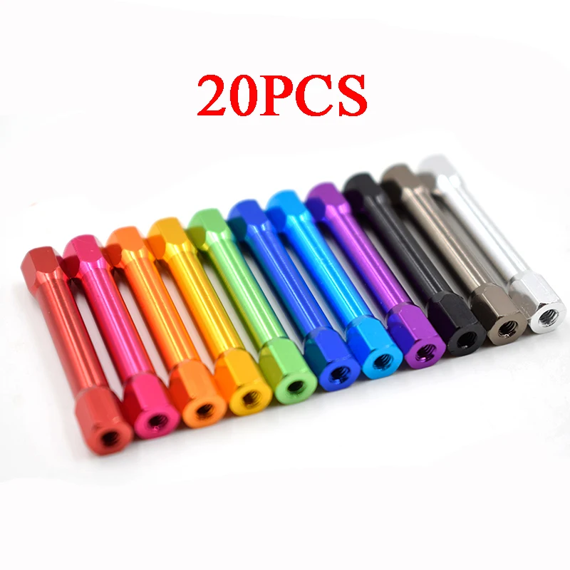 20PCS Hexagonal Aluminum Column Post M3*10-45mm Standoff Tube Connection Join Column Light For FPV RC Micro Drone Frame Rack DIY
20PCS Hexagonal Aluminum Column Post M3*10-45mm Standoff Tube Connection Join Column Light For FPV RC Micro Drone Frame Rack DIY