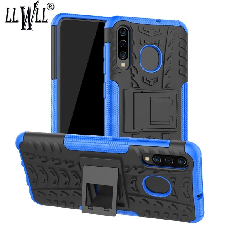 Rugged Hybrid Armor Case For Samsung Galaxy A20 A30 A40 A50 A60 A70 Hard Stand Silicone M10 M20 M30 Phone Cover |