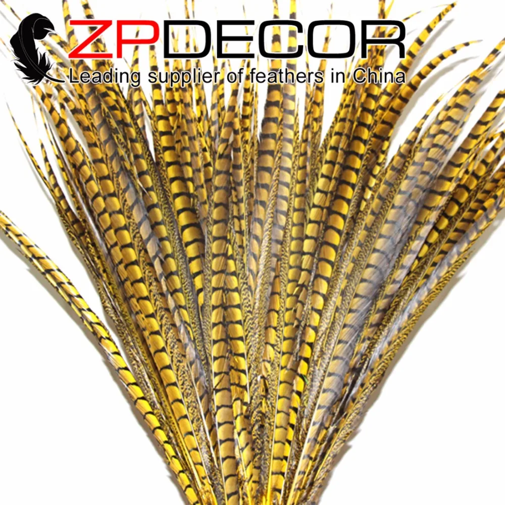 ZPDECOR 30-35inch(75-87cm) 20 pieces/lot Good Quality Dyed Gold Lady Amherst Pheasant Tail Feather Carnival Headdress Decoration
ZPDECOR 30-35inch(75-87cm) 20 pieces/lot Good Quality Dyed Gold Lady Amherst Pheasant Tail Feather Carnival Headdress Decoration