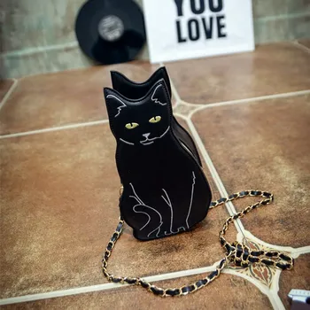 2018 Cute Cartoon Black Cat Shape Chain Bag Women Leather Crossbody Causal Shoulder Messenger Bag Phone Coin Purses Handbag
2018 Cute Cartoon Black Cat Shape Chain Bag Women Leather Crossbody Causal Shoulder Messenger Bag Phone Coin Purses Handbag