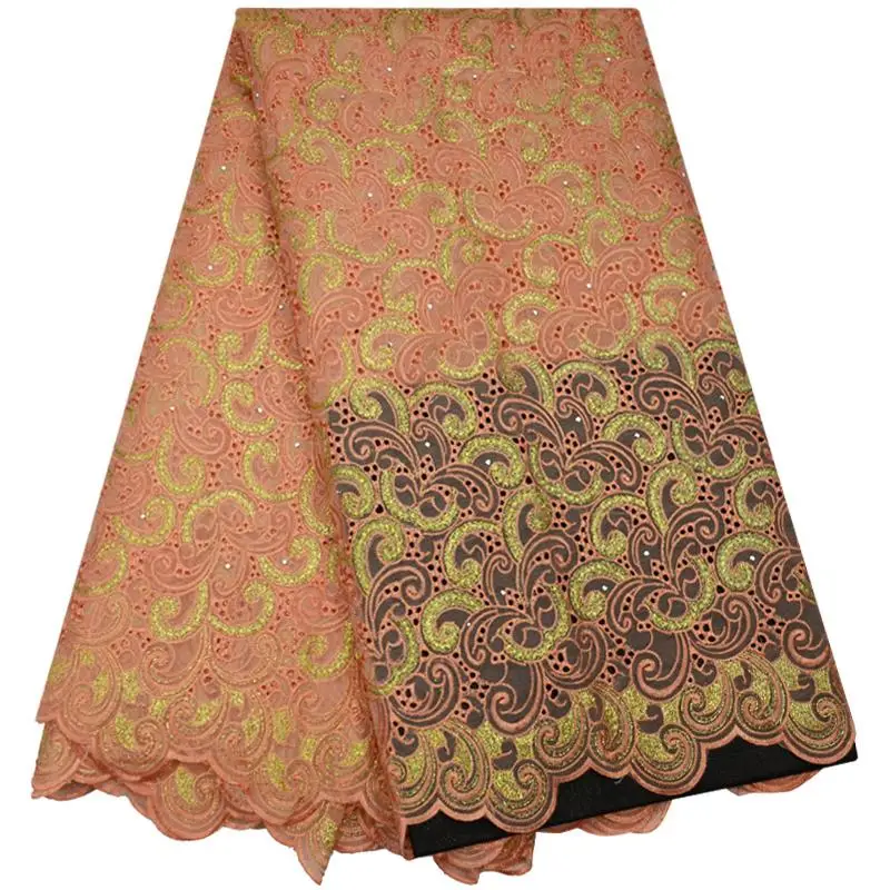 2018 Best Quality African Stones Lace Fabric Peach Swiss Voile Lace High Quality Embroidery Nigerian Cotton Lace PSA31-1
2018 Best Quality African Stones Lace Fabric Peach Swiss Voile Lace High Quality Embroidery Nigerian Cotton Lace PSA31-1