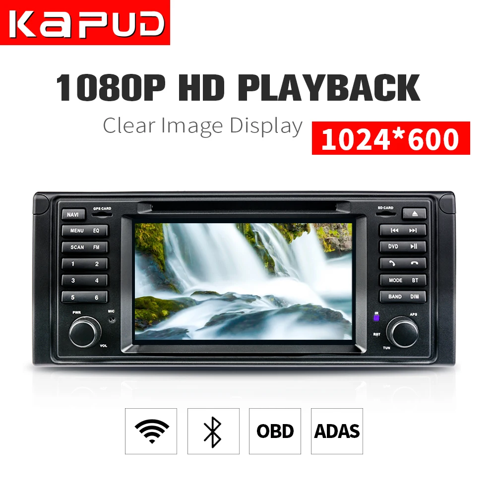 Kapud Android 9.0 Navigation With DVD 7” Car GPS Free Shipping SWC Canbus MIC Bluetooth for BMW E53 Original Car Multimedia
Kapud Android 9.0 Navigation With DVD 7” Car GPS Free Shipping SWC Canbus MIC Bluetooth for BMW E53 Original Car Multimedia