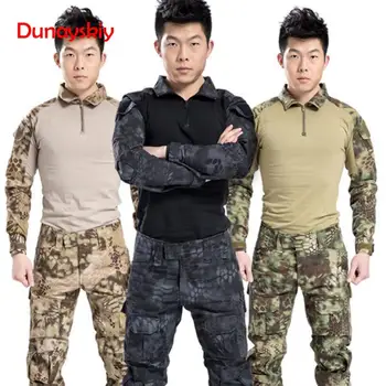 Men's Military Uniform Paintball Tactical Camouflage Camouflage Combat Suit Military Clothing For Hunter And Fishing Shirt+Pants
Men's Military Uniform Paintball Tactical Camouflage Camouflage Combat Suit Military Clothing For Hunter And Fishing Shirt+Pants
