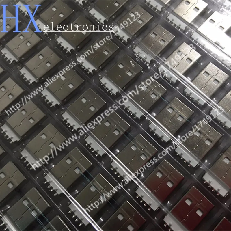 Hot sale 10PCS/LOT USB 2.0 A type male plug right angle SMT PCB Mount 4 pin Surface mount type white insulator
Hot sale 10PCS/LOT USB 2.0 A type male plug right angle SMT PCB Mount 4 pin Surface mount type white insulator