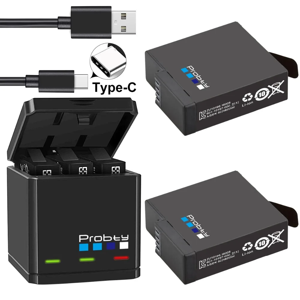 For GoPro Hero 7 hero 6 hero 5 Black Batteries and Triple Charger for GoPro Hero7 hero6 hero5 Black Battery Accessories
For GoPro Hero 7 hero 6 hero 5 Black Batteries and Triple Charger for GoPro Hero7 hero6 hero5 Black Battery Accessories