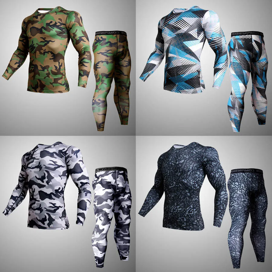 2018 New camouflage running sets men sport suit compression tight underwear fitness gym jogging football training sport suit
2018 New camouflage running sets men sport suit compression tight underwear fitness gym jogging football training sport suit