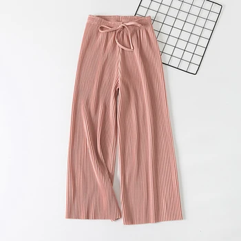 2019 Moril Girl Autumn Wide Leg Pants Casual Tie Waist Lace Up Pants Loose High Waist Flare Pants Trousers
2019 Moril Girl Autumn Wide Leg Pants Casual Tie Waist Lace Up Pants Loose High Waist Flare Pants Trousers