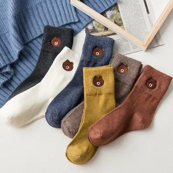 2019 Autumn And Winter New Color Socks Japanese-Style Cartoon Animal Embroidered Cotton Socks Women Hot Sale Thread Mouth Socks
2019 Autumn And Winter New Color Socks Japanese-Style Cartoon Animal Embroidered Cotton Socks Women Hot Sale Thread Mouth Socks