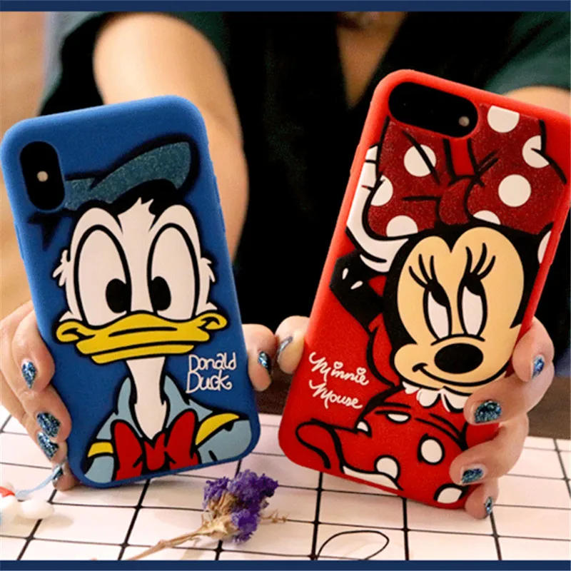 Cute Cartoon Mickey Minnie Mouse Rubber Back Case For iPhone XS XR 6 6S Plus 6SPlus 7 Plus 8 Plus XS Max Daisy Donald Duck Cover
Cute Cartoon Mickey Minnie Mouse Rubber Back Case For iPhone XS XR 6 6S Plus 6SPlus 7 Plus 8 Plus XS Max Daisy Donald Duck Cover
