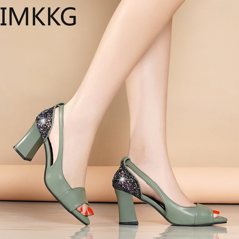 2019 Summer Comfortable Ladies High Heel Sandals Women Shoes Hollow Peep Toe Square Heel Sandals Woman S80053
2019 Summer Comfortable Ladies High Heel Sandals Women Shoes Hollow Peep Toe Square Heel Sandals Woman S80053