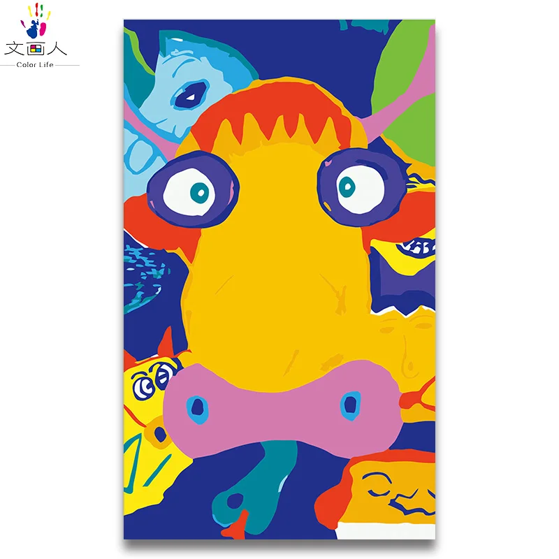 Abstract animal Cartoon doodle horse diy digital oil painting by numbers with kits for children practise coloring by the number
Abstract animal Cartoon doodle horse diy digital oil painting by numbers with kits for children practise coloring by the number