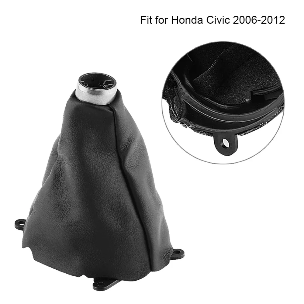 Auto Car Manual PU Leather Gear Gaiter Shift Shifter Boot Replacement For Honda Civic 2005 2006 2007 2008-2011 Car Accessories
Auto Car Manual PU Leather Gear Gaiter Shift Shifter Boot Replacement For Honda Civic 2005 2006 2007 2008-2011 Car Accessories
