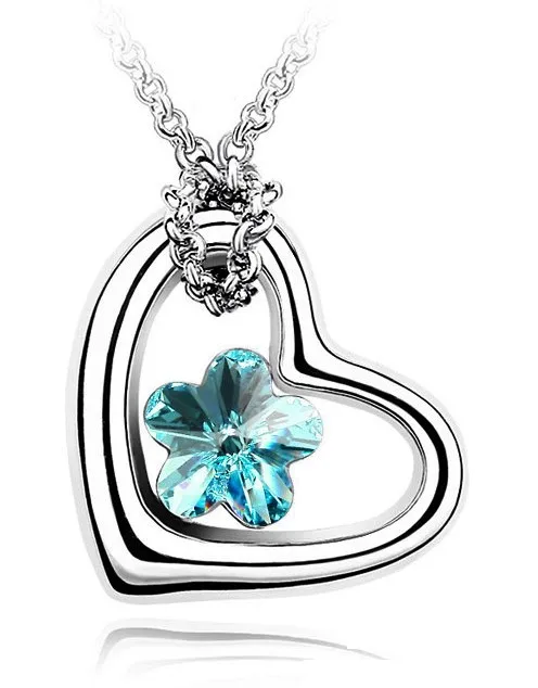 Lovely gift Free Shipping Promotion Wholesales Austria Crystal Necklace color Flower Pendant fashion woman Jewelry 9colors mixed
Lovely gift Free Shipping Promotion Wholesales Austria Crystal Necklace color Flower Pendant fashion woman Jewelry 9colors mixed