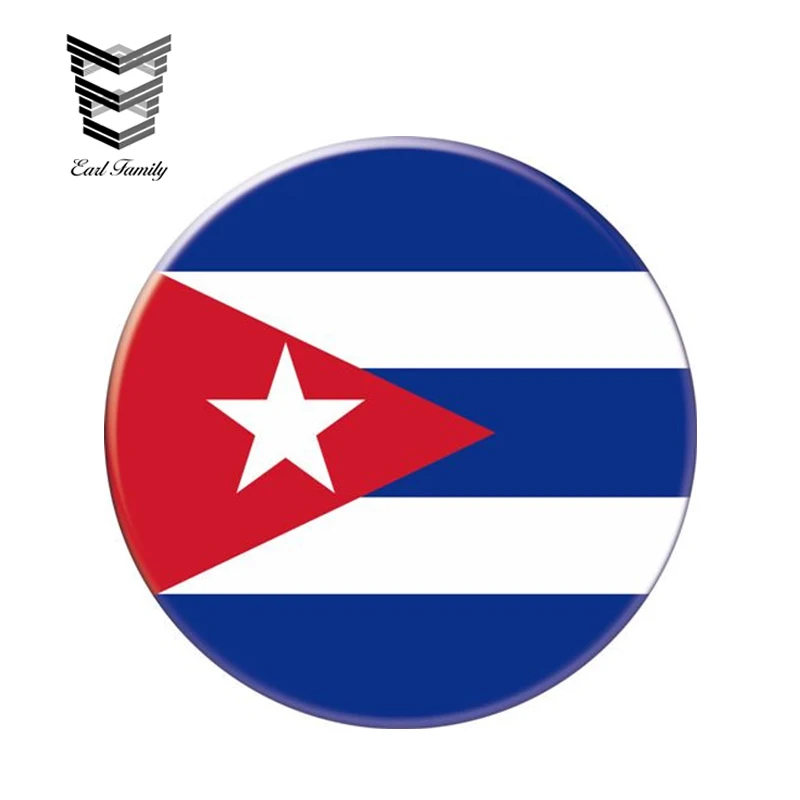 EARLFAMILY 13cm x 13cm Auto Moto Bike Suitcase Laptop Flag Round Cuba Decal Reflective Car Sticker Waterproof 3D Car Styling
EARLFAMILY 13cm x 13cm Auto Moto Bike Suitcase Laptop Flag Round Cuba Decal Reflective Car Sticker Waterproof 3D Car Styling