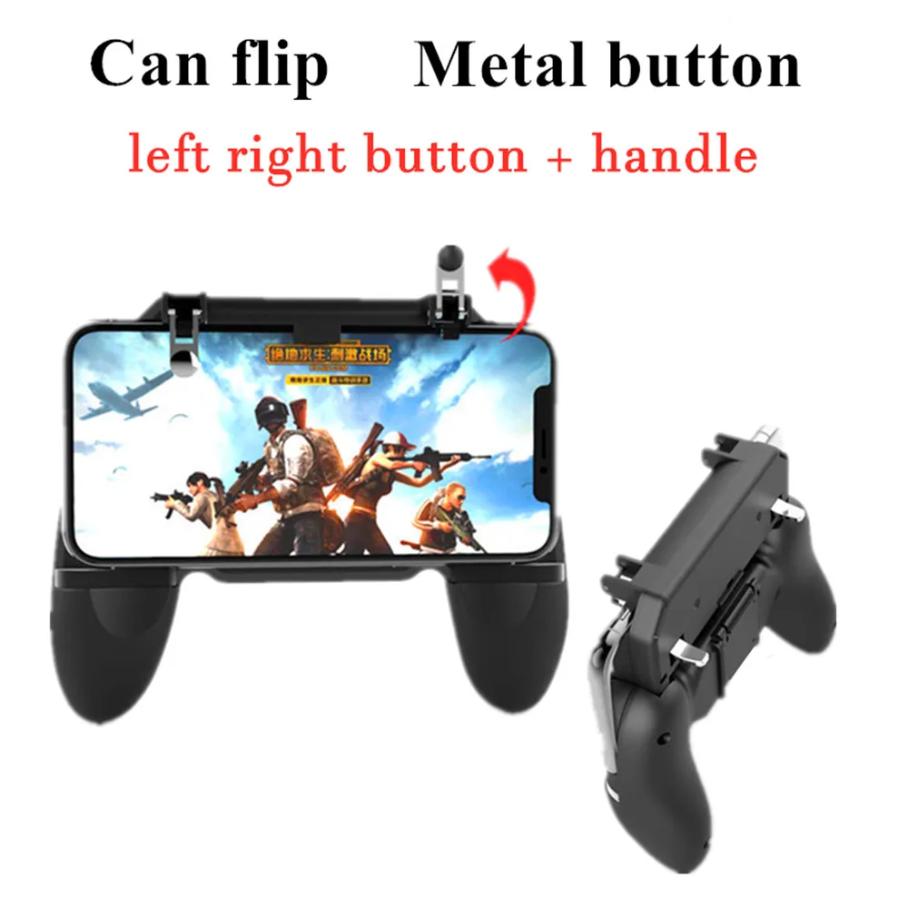 PUBG Moible Controller Gamepad Fire L1 R1 Triggers PUGB Mobile Game Pad Grip L1R1 Joystick Trigger for iPhone Android Phone 8 7
PUBG Moible Controller Gamepad Fire L1 R1 Triggers PUGB Mobile Game Pad Grip L1R1 Joystick Trigger for iPhone Android Phone 8 7