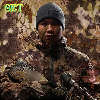 Hunting Clothing Chiefs Tactical Python Pattern Camouflage Set(Coats+Pants+Caps) Outdoor Camping Shooter Suit Chasse DHL FREE
Hunting Clothing Chiefs Tactical Python Pattern Camouflage Set(Coats+Pants+Caps) Outdoor Camping Shooter Suit Chasse DHL FREE
