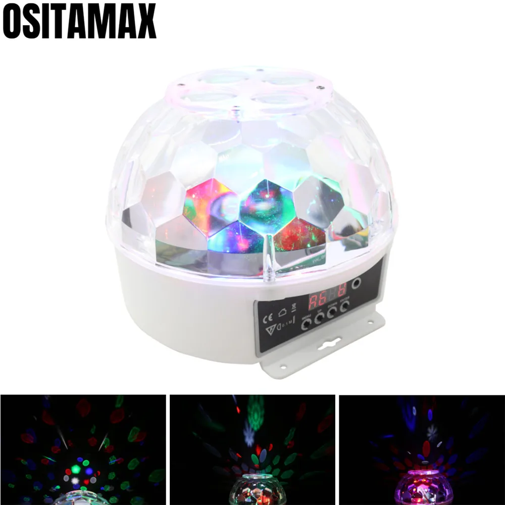Mini Crystal Disco Ball Voice Active RGBW 8X3W DJ Party Equipment Magic Effect Rolling Lumiere DMX Gobo Light
Mini Crystal Disco Ball Voice Active RGBW 8X3W DJ Party Equipment Magic Effect Rolling Lumiere DMX Gobo Light
