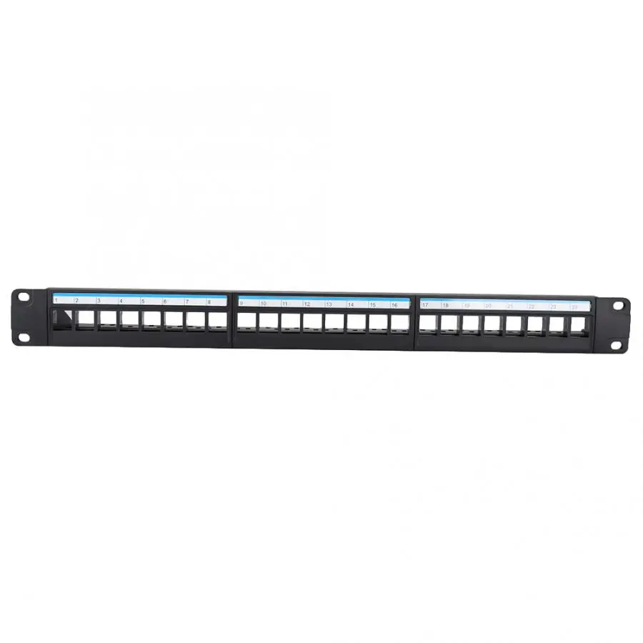 19Inch 24 Port Mountable Data Patch Panel CAT6 Network Cable Rack(Not Include Modules) Data Patch Panel
19Inch 24 Port Mountable Data Patch Panel CAT6 Network Cable Rack(Not Include Modules) Data Patch Panel