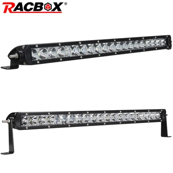 RACBOX 20" 21" inch 100W LED Light Bar Single Row Combo Off Road For Trailer Marine Truck SUV ATV LED Driving Work Lamp 8000LM
RACBOX 20" 21" inch 100W LED Light Bar Single Row Combo Off Road For Trailer Marine Truck SUV ATV LED Driving Work Lamp 8000LM