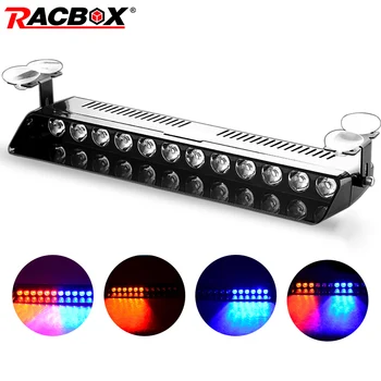 RACBOX 12V Car Led Emergency Strobe Flash Warning Light 12Leds Red Blue Signal Lamps Police Flashing Lights Car Retrofit Styling
RACBOX 12V Car Led Emergency Strobe Flash Warning Light 12Leds Red Blue Signal Lamps Police Flashing Lights Car Retrofit Styling