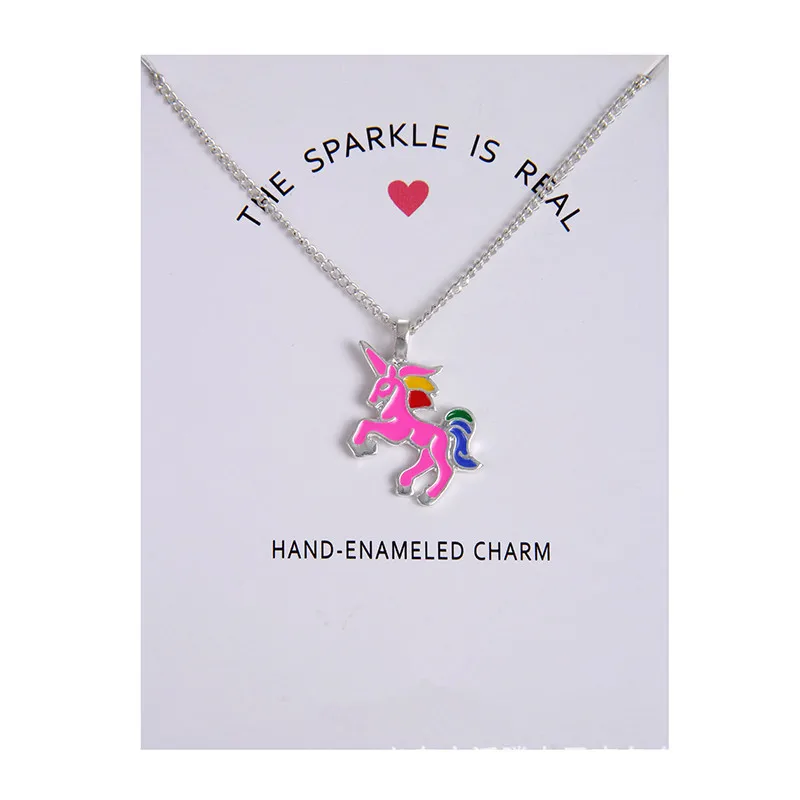 " Sparkled Unicorn" Necklace 3