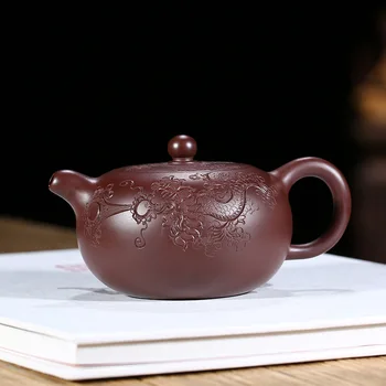 Yixing authentic purple clay pot old Chinese Zisha Xi Shi Teapot longzhu pot famous hand-made Kung Fu tea set home pot 180ml
Yixing authentic purple clay pot old Chinese Zisha Xi Shi Teapot longzhu pot famous hand-made Kung Fu tea set home pot 180ml