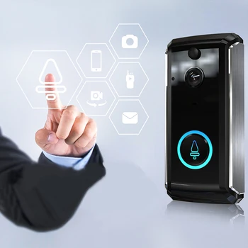 Smart Doorbell - Visual Doorbell Smart Wifi Intercom Doorbell Low Power Monitoring Doorbell Smart Voice Intercom Wireless Door
Smart Doorbell - Visual Doorbell Smart Wifi Intercom Doorbell Low Power Monitoring Doorbell Smart Voice Intercom Wireless Door