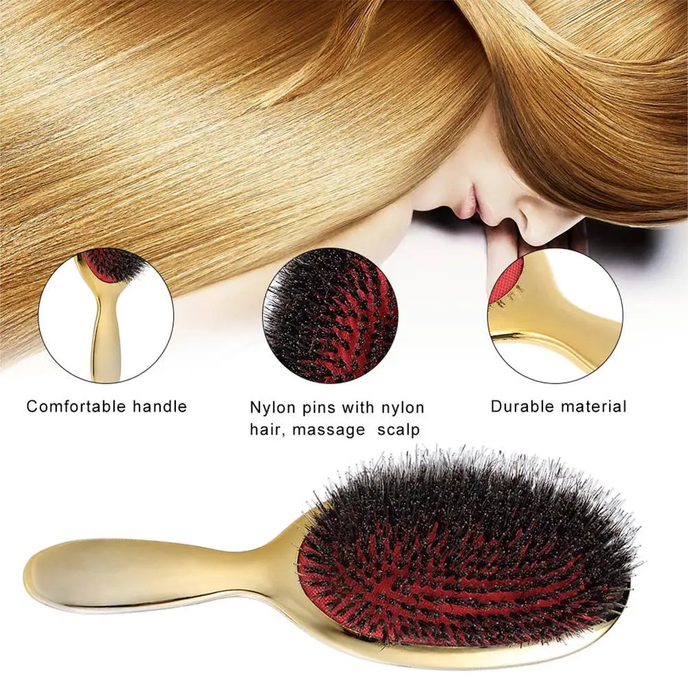 Hair Brush Comb BellyLady Bristle Nylon Hair Brush Scalp Massage Combs Anti-static Hair Extension Brush Salon Styling Tools
Hair Brush Comb BellyLady Bristle Nylon Hair Brush Scalp Massage Combs Anti-static Hair Extension Brush Salon Styling Tools