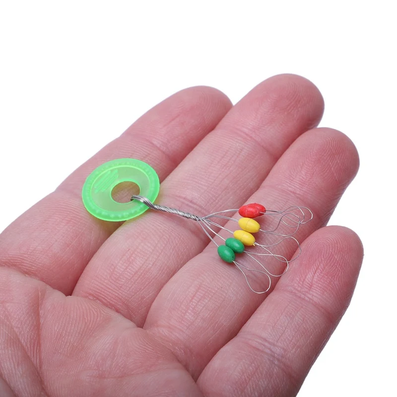 600 Pcs/100 Groups Fishing Bobber Stopper 6 In 1 Colorful Rubber Oval Float Space Bead Connector Fishing Gear For 1.5-3.0# Lin
600 Pcs/100 Groups Fishing Bobber Stopper 6 In 1 Colorful Rubber Oval Float Space Bead Connector Fishing Gear For 1.5-3.0# Lin