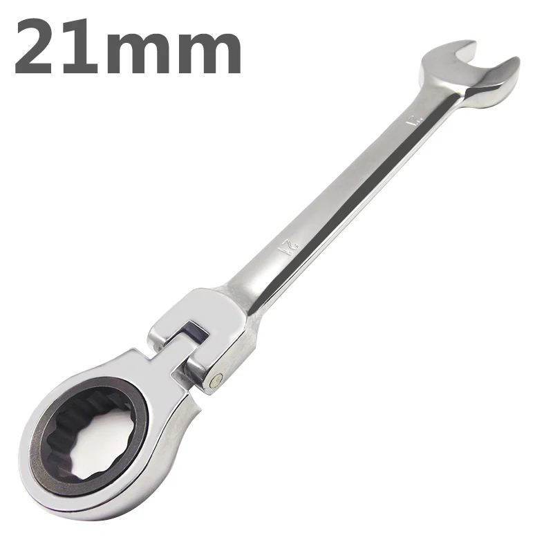 21mm Chrome Vanadium Flexible Ratchet Wrench Keys set Geared Open End Torque Spanner set Hand Tools for Car Bike Torque Wrench
21mm Chrome Vanadium Flexible Ratchet Wrench Keys set Geared Open End Torque Spanner set Hand Tools for Car Bike Torque Wrench