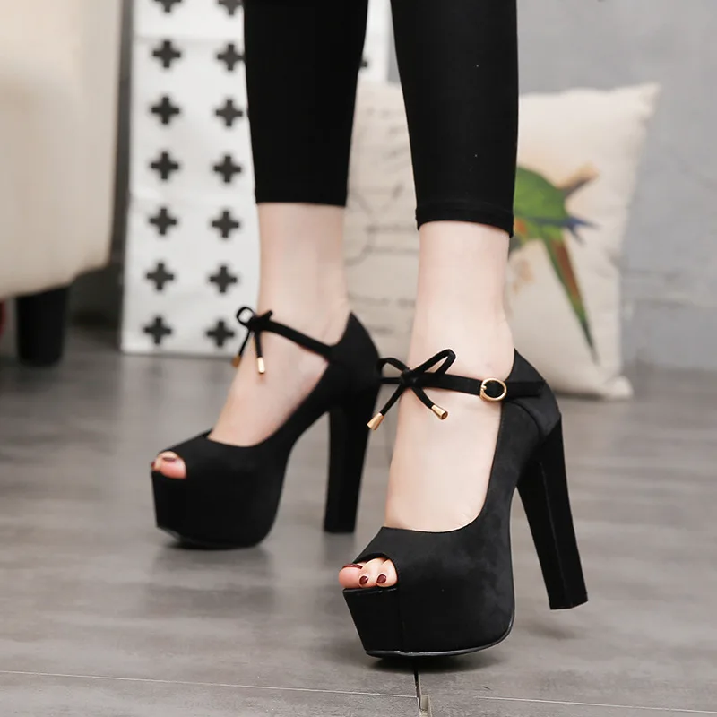 LTARTA Nightclub Sexy Thick Shoes 15cm Heels Thick Waterproof Fish Toe Single Shoes Heaven High Sandals .ZYW-669-1
LTARTA Nightclub Sexy Thick Shoes 15cm Heels Thick Waterproof Fish Toe Single Shoes Heaven High Sandals .ZYW-669-1
