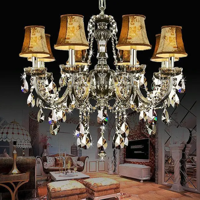 Promotion,6-8 light congnac color crystal chandeliers,with shade, E12/14 lamp holders
Promotion,6-8 light congnac color crystal chandeliers,with shade, E12/14 lamp holders