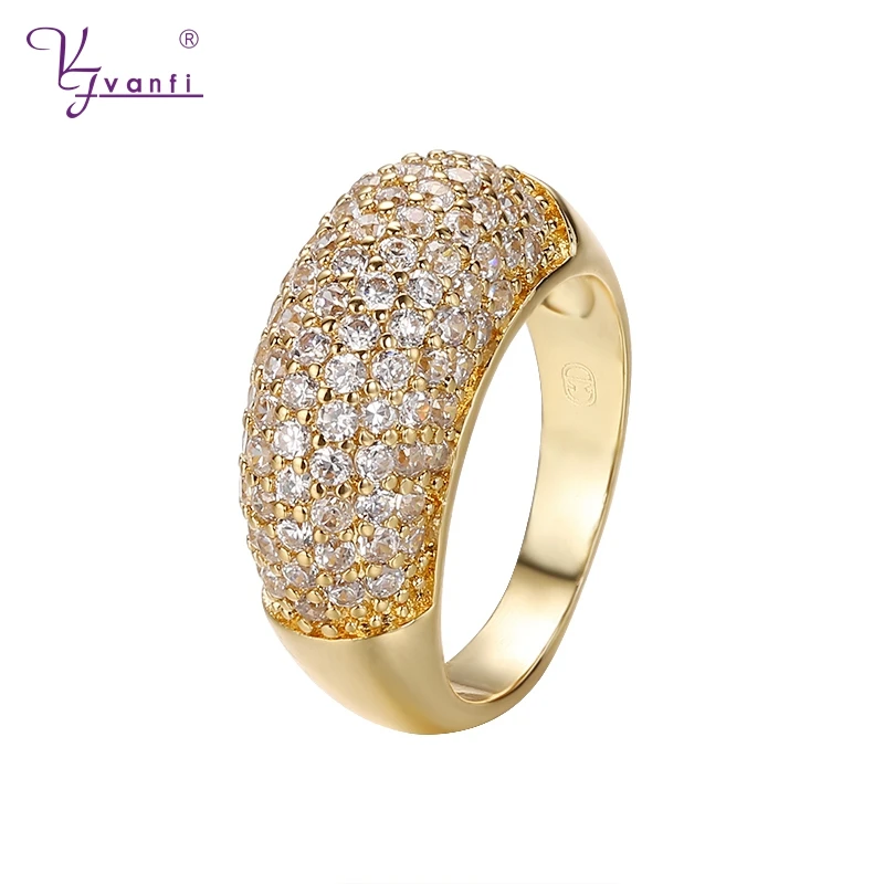 Engagement Wedding Finger Rings AAA CZ Stone Gold Color Fashion Rhinestone Jewelry For Women Wholesale
Engagement Wedding Finger Rings AAA CZ Stone Gold Color Fashion Rhinestone Jewelry For Women Wholesale