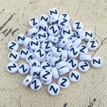 Flat Round Shape White Color With Black Letter Z Initial Beads Free Shipping 3600PCS 4*7MM Acrylic Alphabet letter beads
Flat Round Shape White Color With Black Letter Z Initial Beads Free Shipping 3600PCS 4*7MM Acrylic Alphabet letter beads