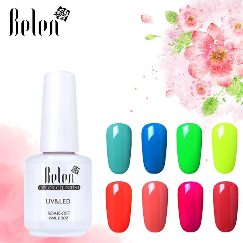 Belen 15ML Gelpolish Nail Gel Soak Off UV LED Gel Nail Varnishes Manicure DIY Nail Art Beauty Design Gel Polish Lacquer Gel Lak
Belen 15ML Gelpolish Nail Gel Soak Off UV LED Gel Nail Varnishes Manicure DIY Nail Art Beauty Design Gel Polish Lacquer Gel Lak