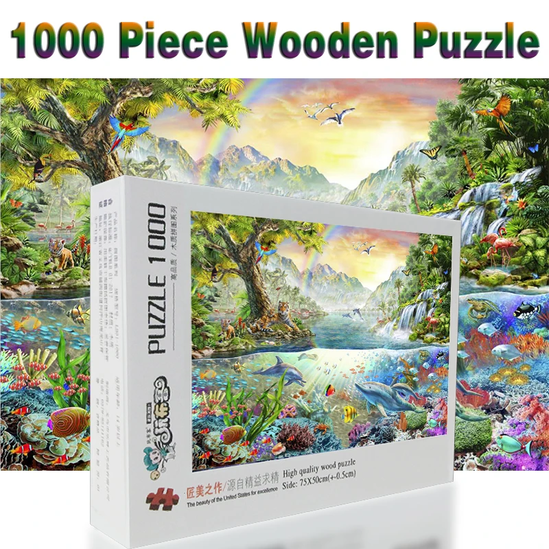 The dream world of the sea 1000 pieces Adult Puzzle Wooden Puzzle Cartoon jigsaw Puzzles For Children Educational Toys Gifts
The dream world of the sea 1000 pieces Adult Puzzle Wooden Puzzle Cartoon jigsaw Puzzles For Children Educational Toys Gifts