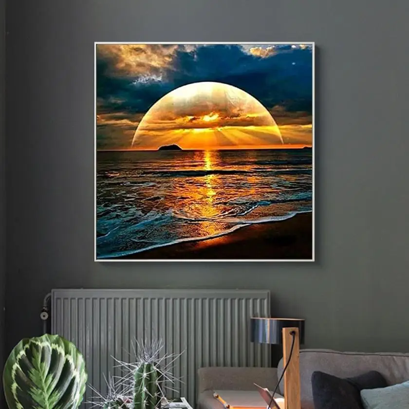 The Sun&Sea 5D Embroidery Paintings Rhinestone Pasted DIY Diamond Painting Cross Stitch Full Drill Wall Art Picture Poster #Y
The Sun&Sea 5D Embroidery Paintings Rhinestone Pasted DIY Diamond Painting Cross Stitch Full Drill Wall Art Picture Poster #Y