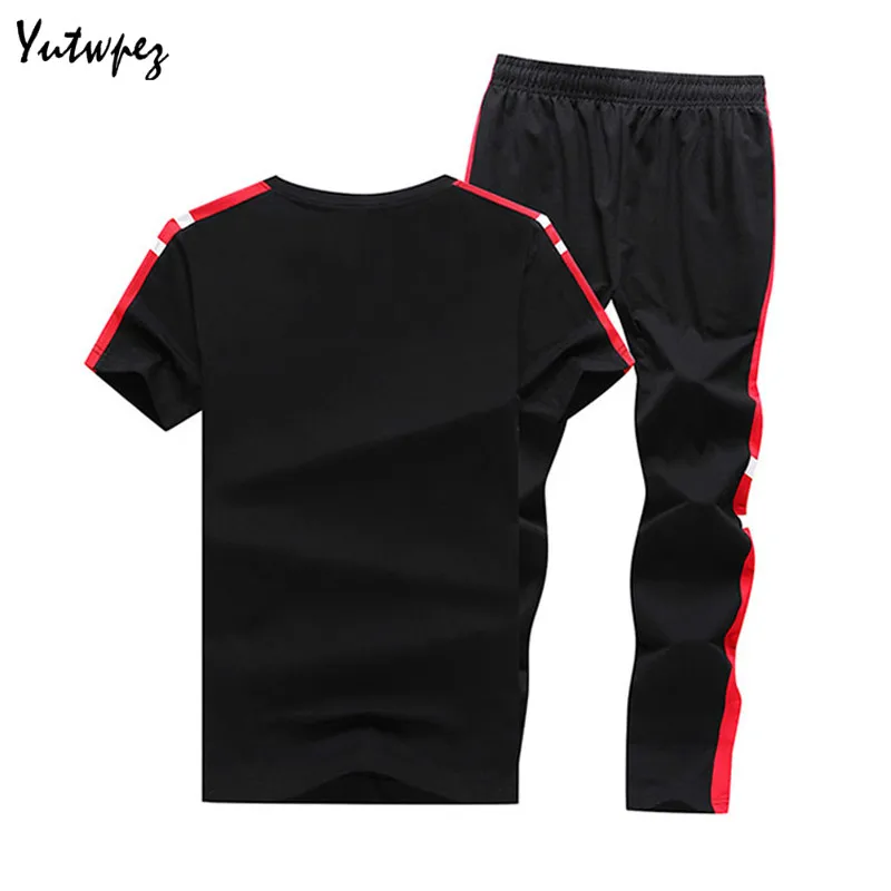 Summer Tracksuit Men Set Men's Sportswear Sets T-Shirt + Long Pants New Fashion Slim Fit Tee Shirt Sets Plus Size 5XL 6XL 2019
Summer Tracksuit Men Set Men's Sportswear Sets T-Shirt + Long Pants New Fashion Slim Fit Tee Shirt Sets Plus Size 5XL 6XL 2019