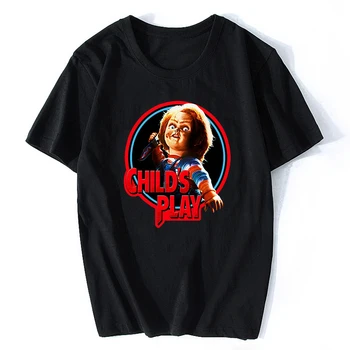 Chucky Horror T Shirt Men's High Quality Aesthetic Cotton Vintage Black T-shirt Harajuku Streetwear Camisetas Hombre
Chucky Horror T Shirt Men's High Quality Aesthetic Cotton Vintage Black T-shirt Harajuku Streetwear Camisetas Hombre