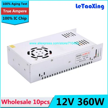High Quality 10pcs 12V 30A DC 360W Universal Regulated Switching Power Supply 12V 360W LED Driver Fedex / DHL Free shipping
High Quality 10pcs 12V 30A DC 360W Universal Regulated Switching Power Supply 12V 360W LED Driver Fedex / DHL Free shipping