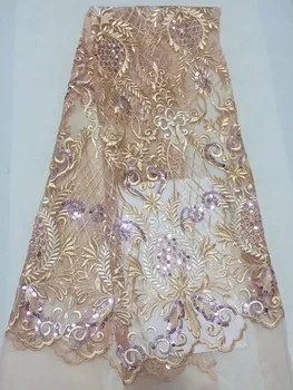 Purple Gold African 3D Sequins Lace Fabric 2019 High Quality Lace French Sequence Tulle Lace Nigerian Lace Fabrics For Wedding
Purple Gold African 3D Sequins Lace Fabric 2019 High Quality Lace French Sequence Tulle Lace Nigerian Lace Fabrics For Wedding