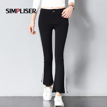 Women Slim Fit Flared Pants White Red Side Striped Trousers Female Tassle Pants Ladies 2018 Femme Pantalon Large Size 3XL
Women Slim Fit Flared Pants White Red Side Striped Trousers Female Tassle Pants Ladies 2018 Femme Pantalon Large Size 3XL