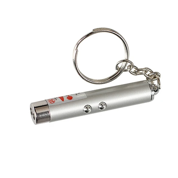 

Mini 2 in 1 Keychain Plus Flashlight Portable LED Light Torch for Emergency Camping MU