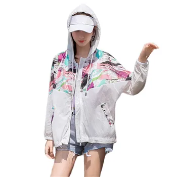 Coat Women White Pink Loose Print Thin Sunscreen Jackets 2019 New Summer Korean Short Breathable Beach Clothing Feminina LR199
Coat Women White Pink Loose Print Thin Sunscreen Jackets 2019 New Summer Korean Short Breathable Beach Clothing Feminina LR199