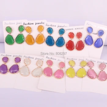 6Pair wholesale cat eye stone crystal earring,fashion gem stones earring,handmade micro pave CZ dangle earring
6Pair wholesale cat eye stone crystal earring,fashion gem stones earring,handmade micro pave CZ dangle earring